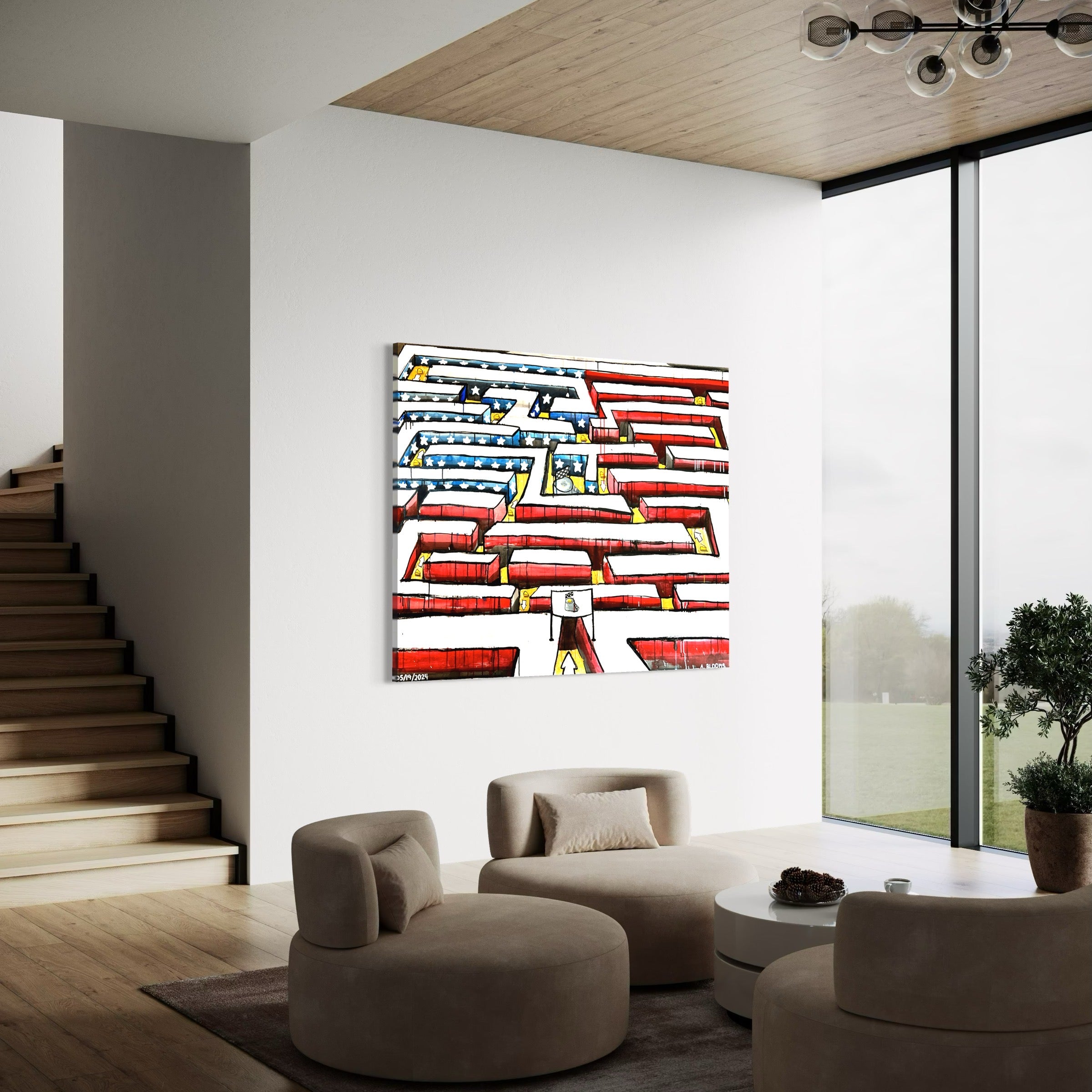 "There Is No Cheese" Original Painting