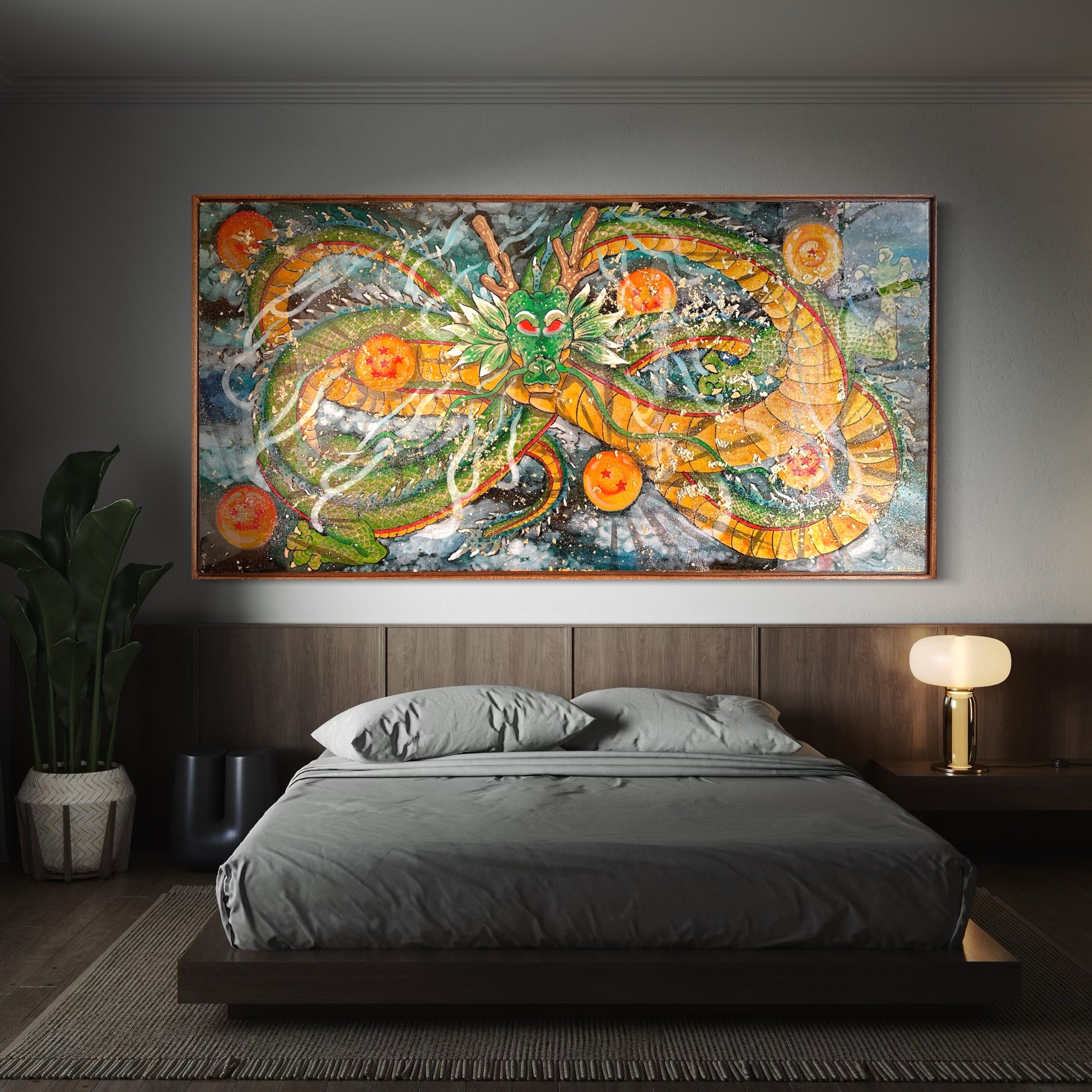"Eternal Shenron" Original Painting