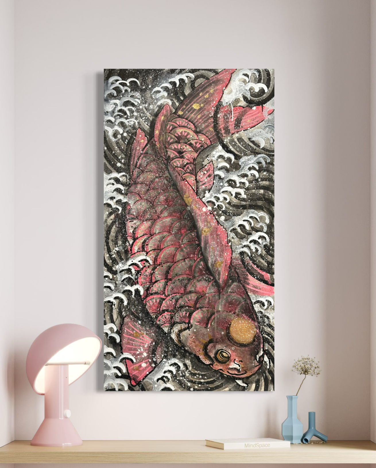 "Salmon" Original Painting