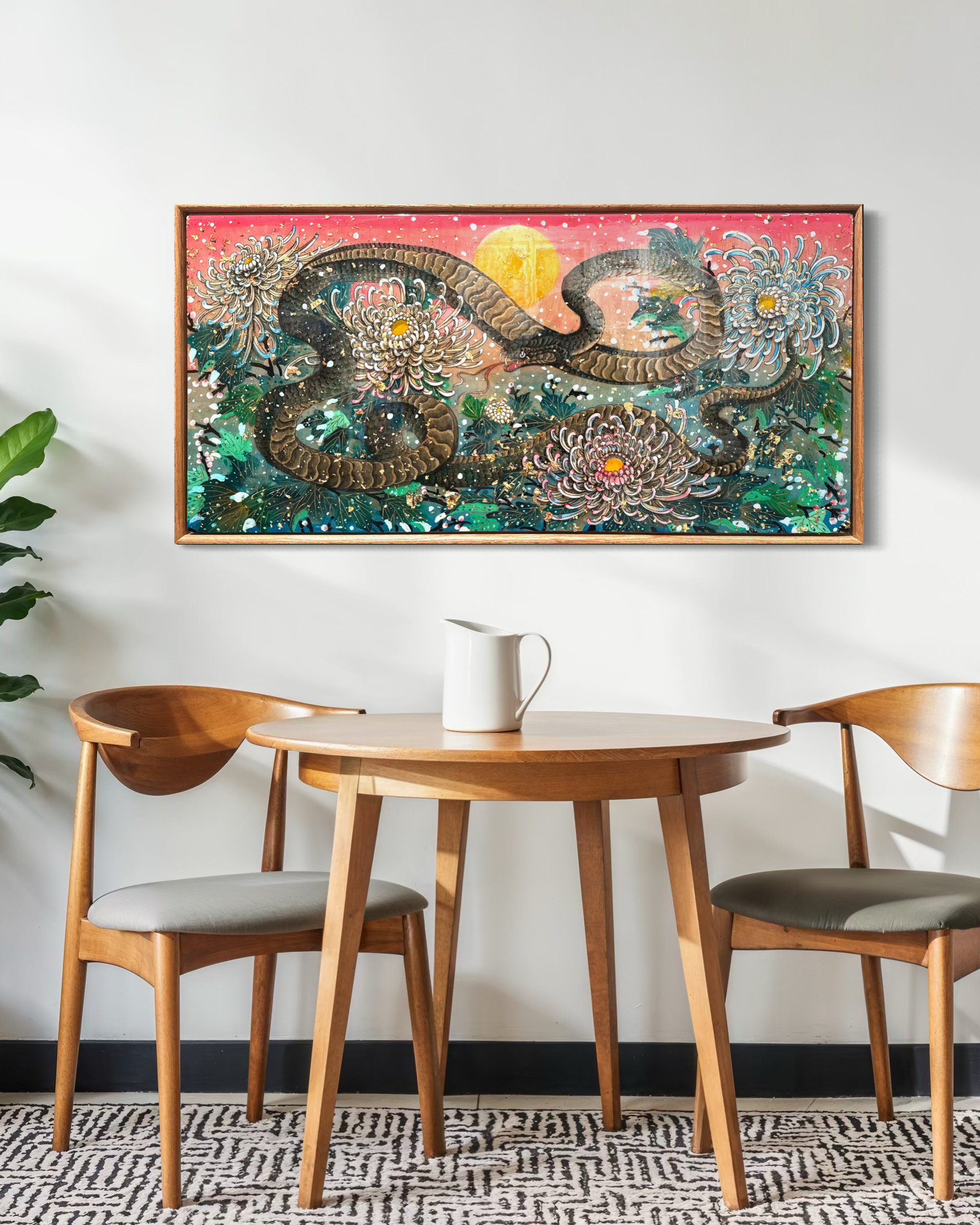 "Wood Snake" Original Painting