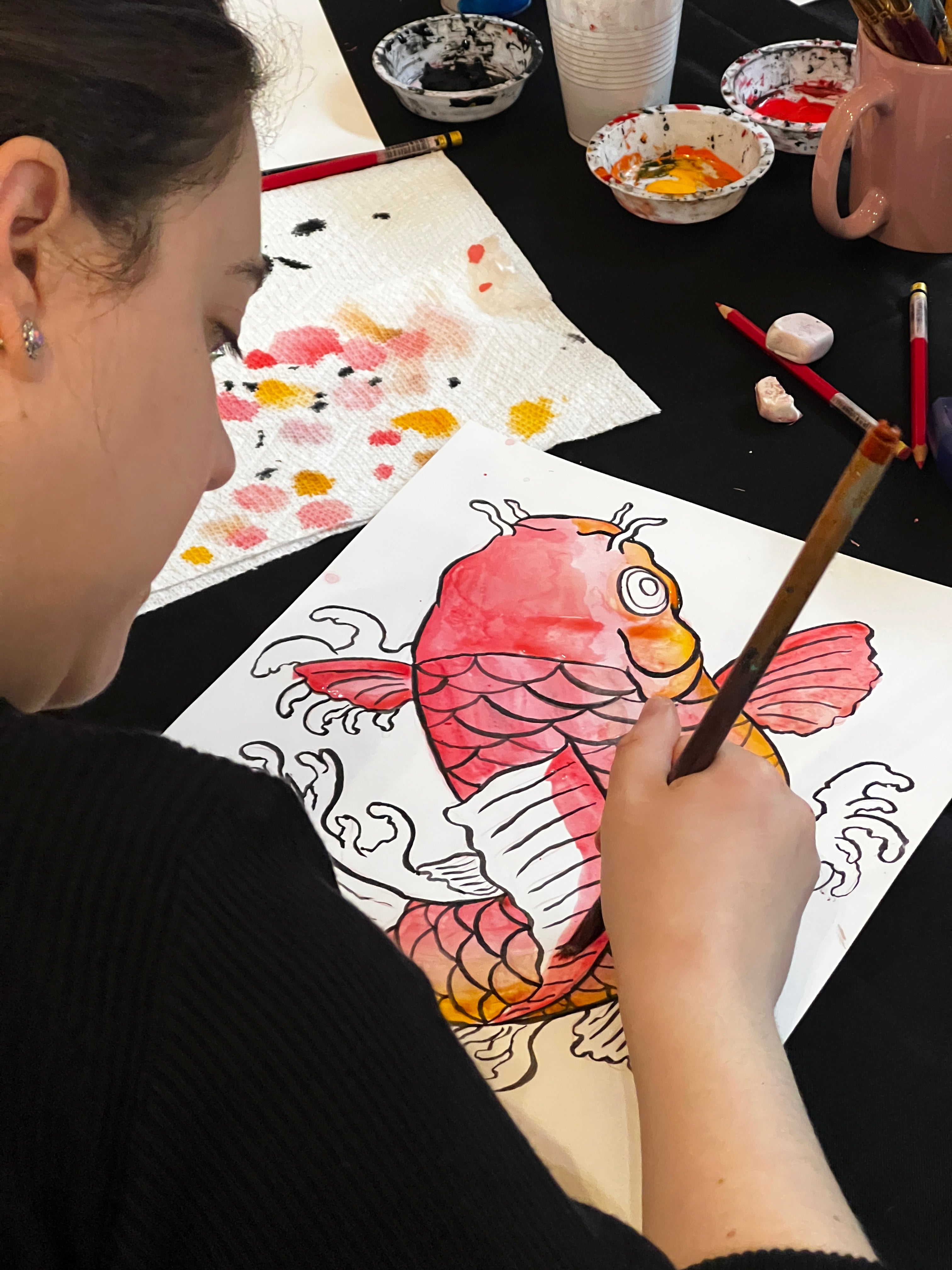 Blooms Art Class - Koi Fish (9/05/26)