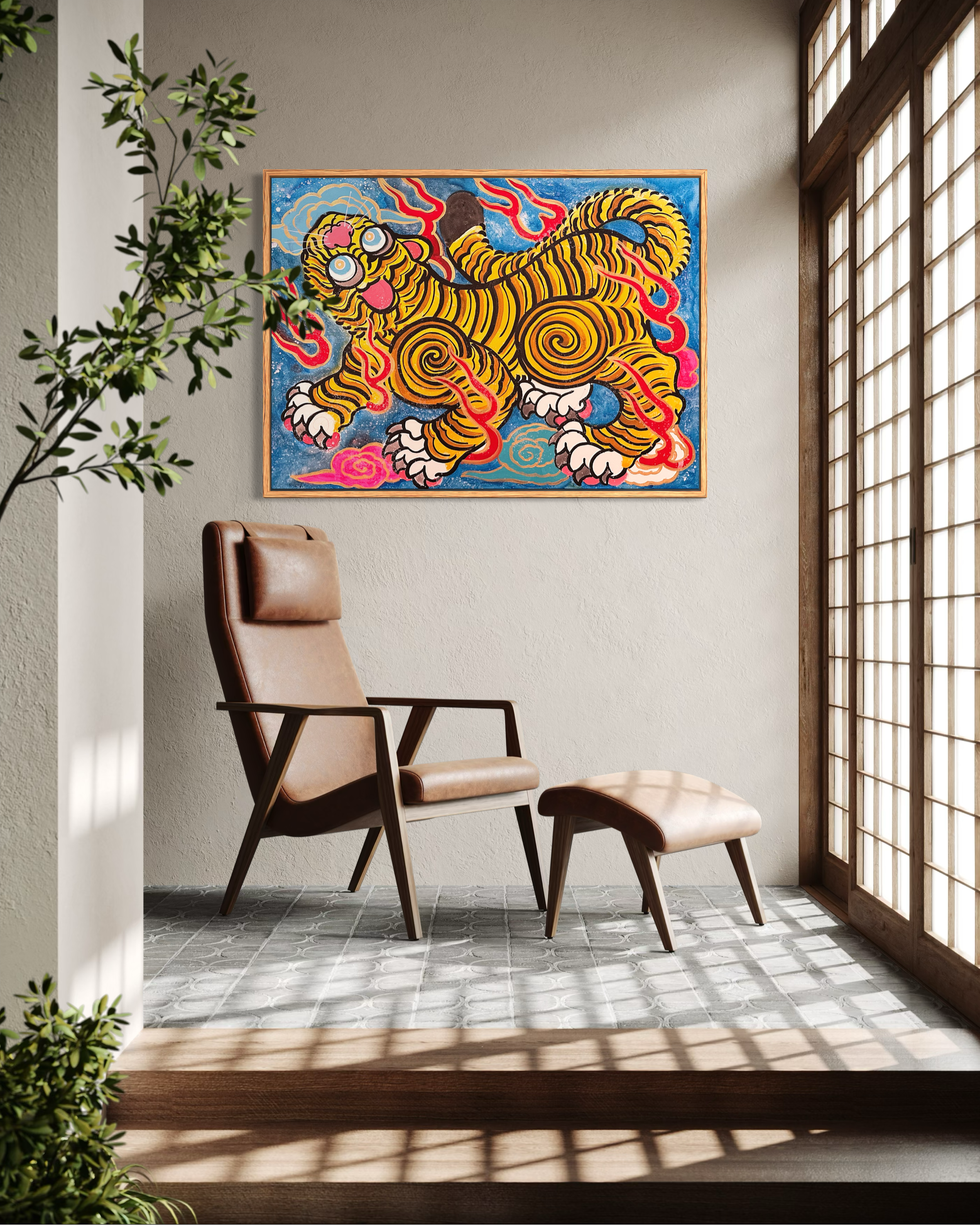 "Joe's Tiger" Original Painting