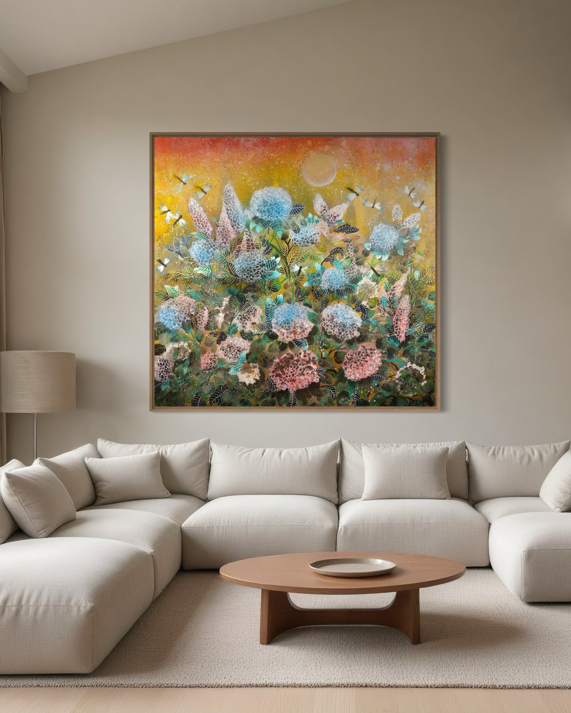 "Life of Hydrangea" Original Painting