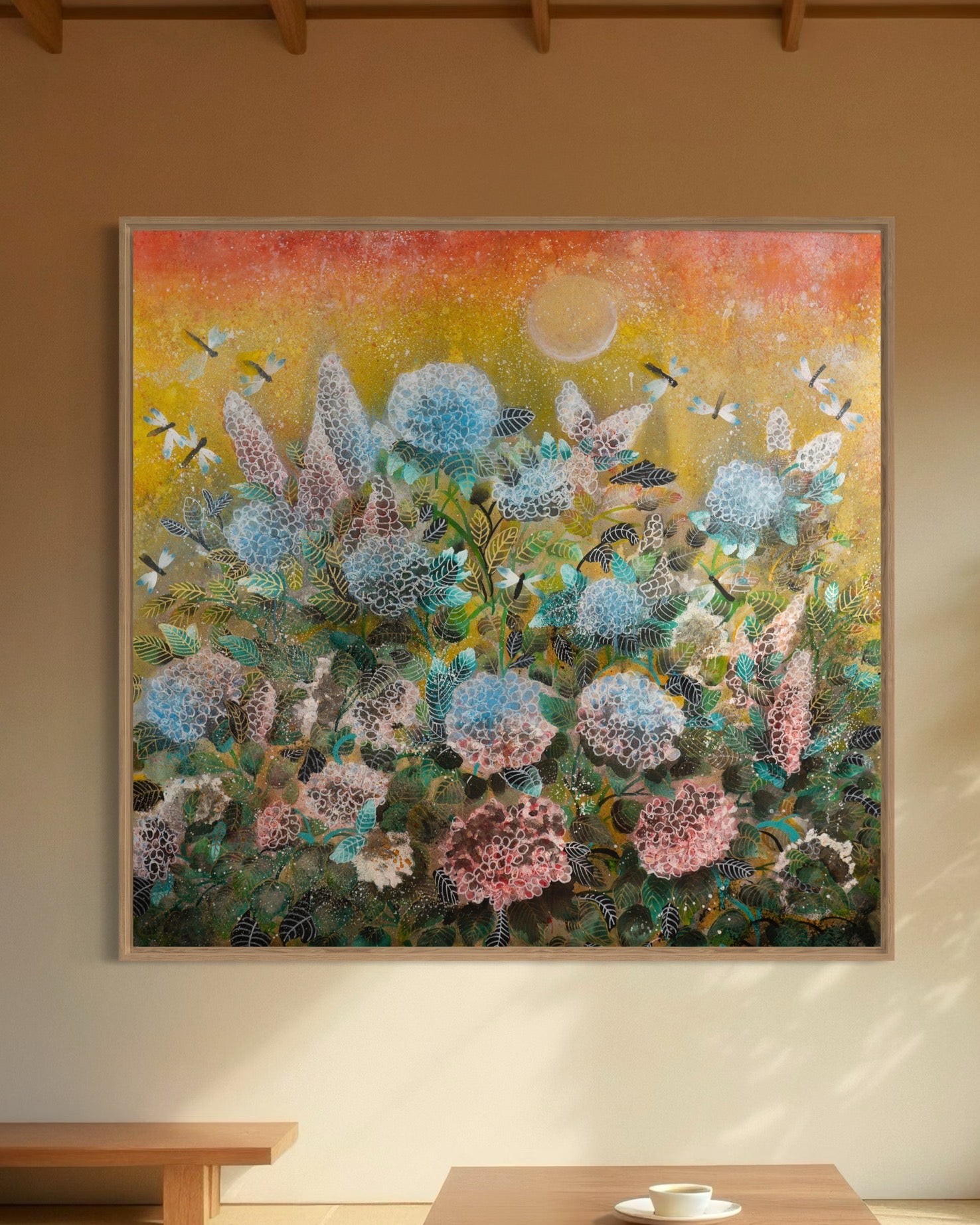 "Life of Hydrangea" Original Painting