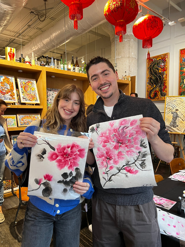 Peony (Traditional Chinese Watercolor) Art Class - 05/03