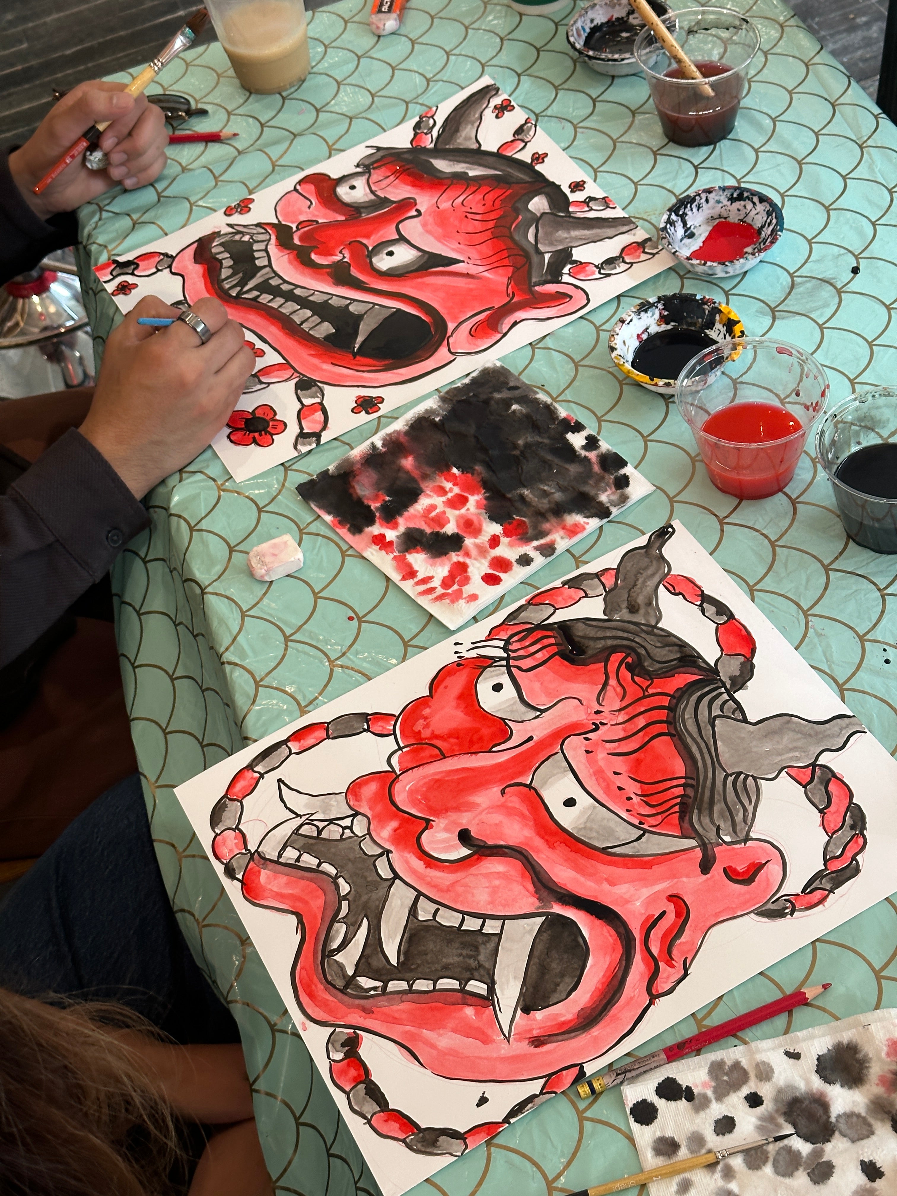 Blooms Art Class- Hannya Masks (10/24/26)