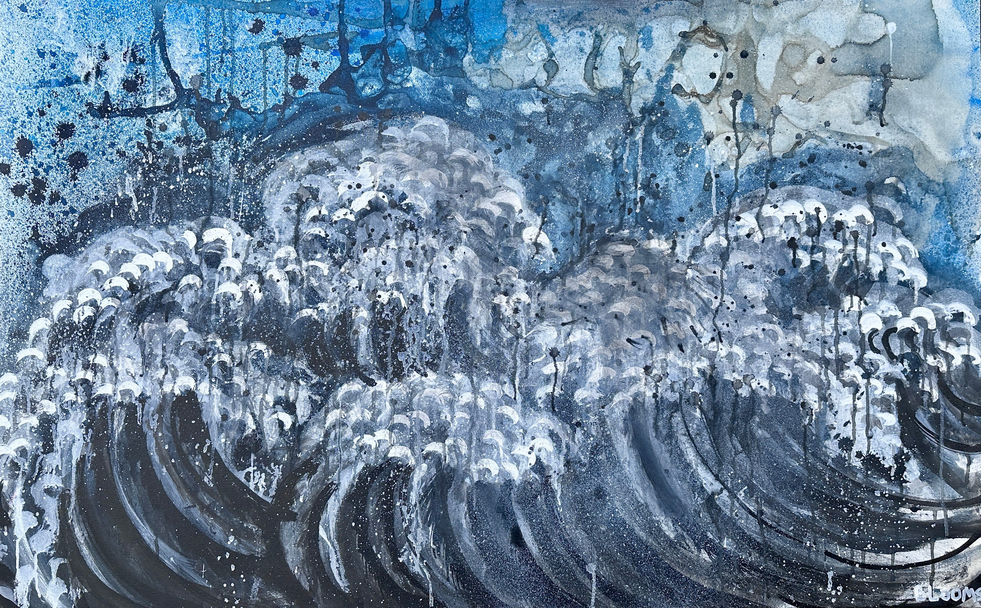 "Dark Night Passing" Original Painting