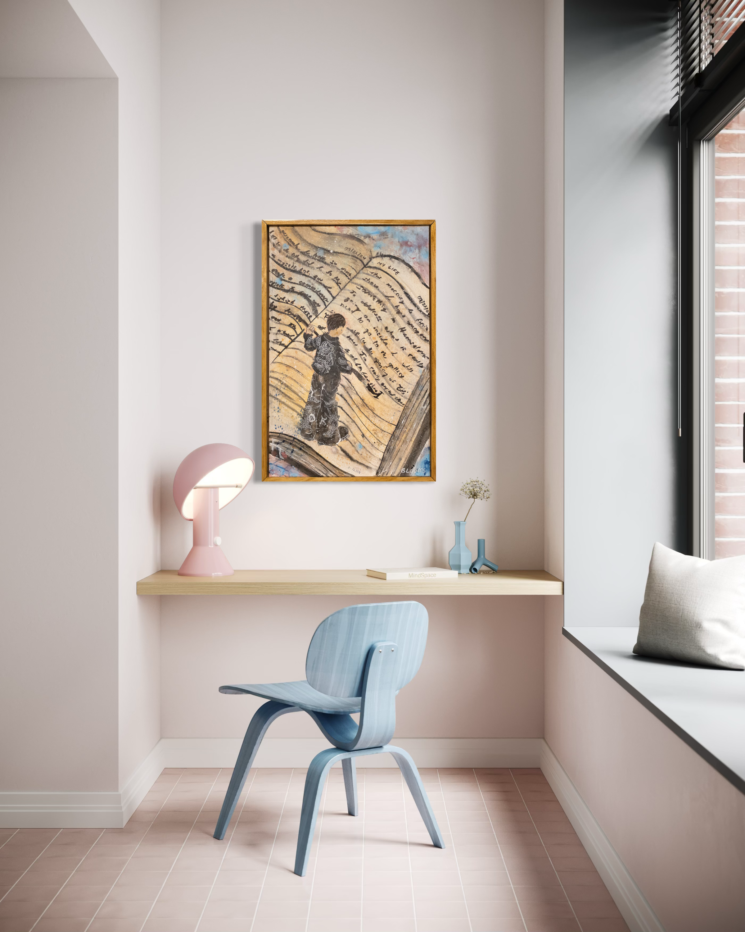"Written In Ink" Original Painting