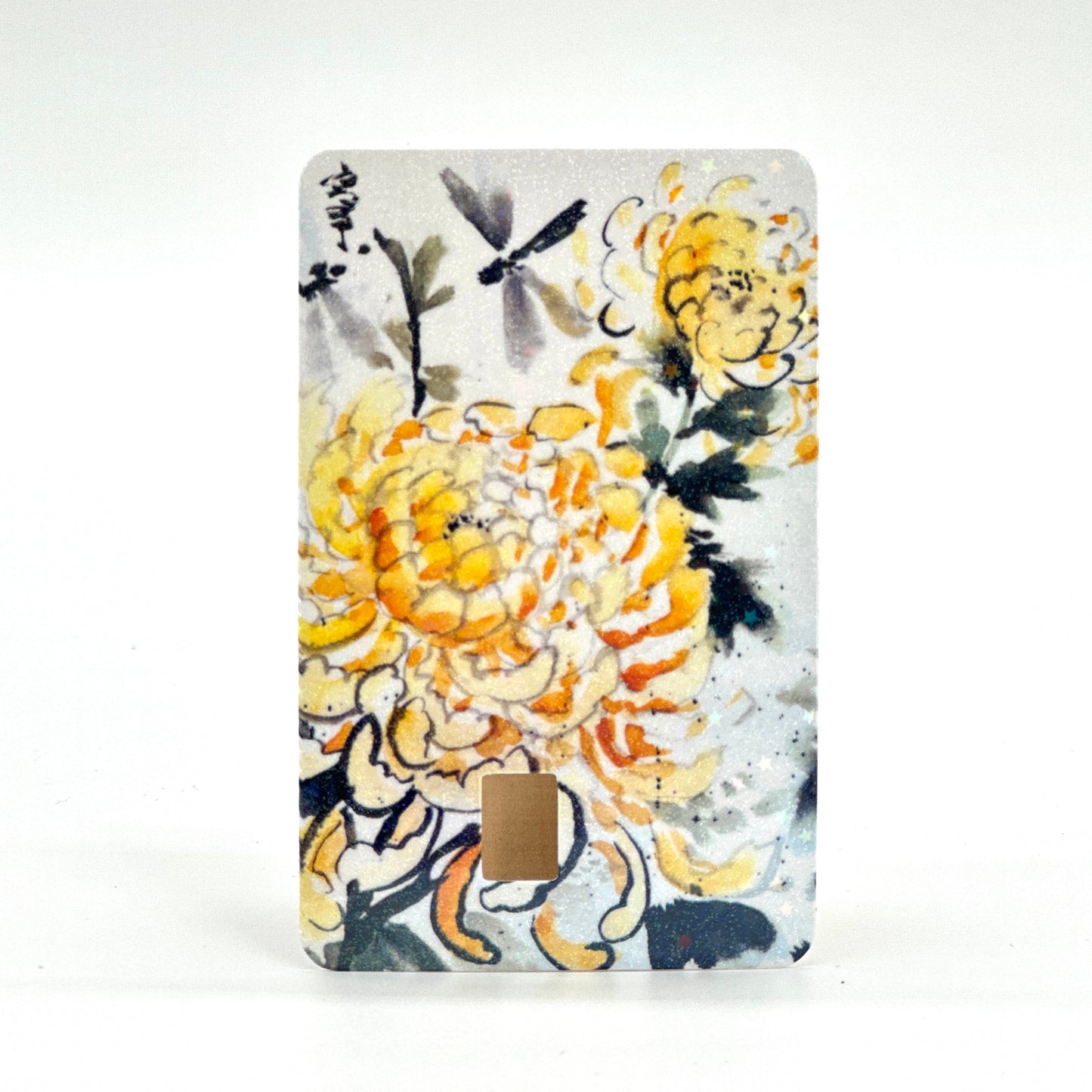 "Chrysanthemum & Dragonfly" TLWH Credit Card Cover