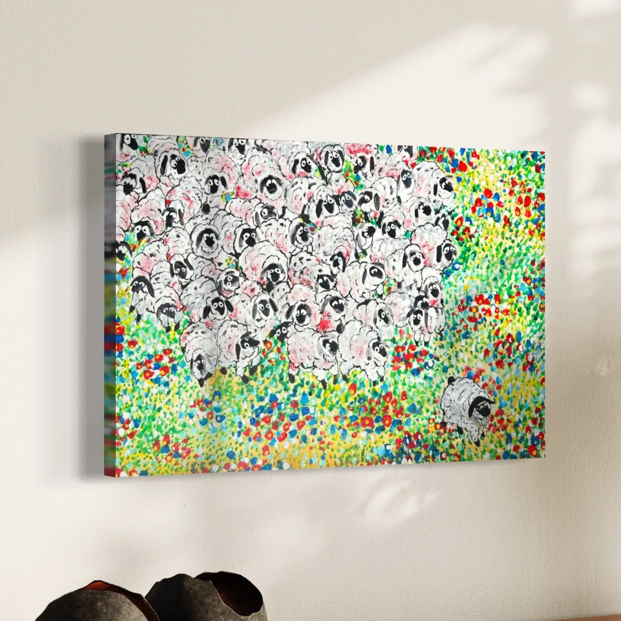 "Someone's Bleeding Down Here" Original Painting
