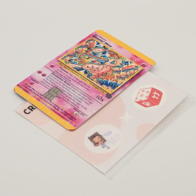 Blooms "Mew" Holographic Credit Card Cover