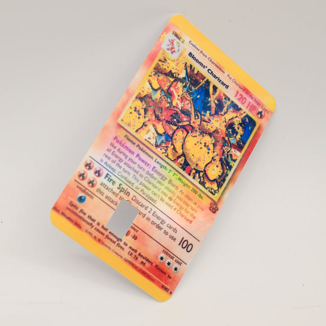 Blooms "Charizard" Holographic Credit Card Cover