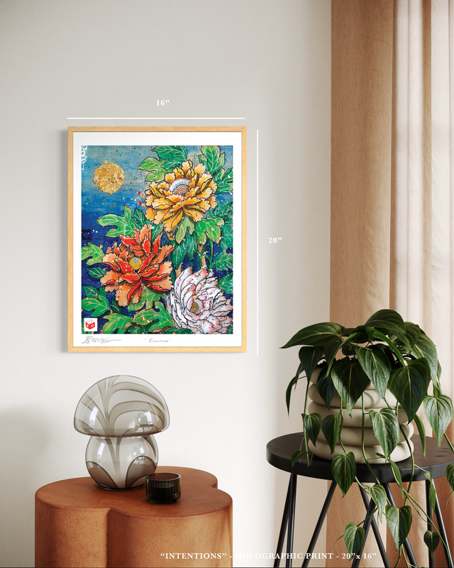 "Intentions" - Holographic Fine Art Print