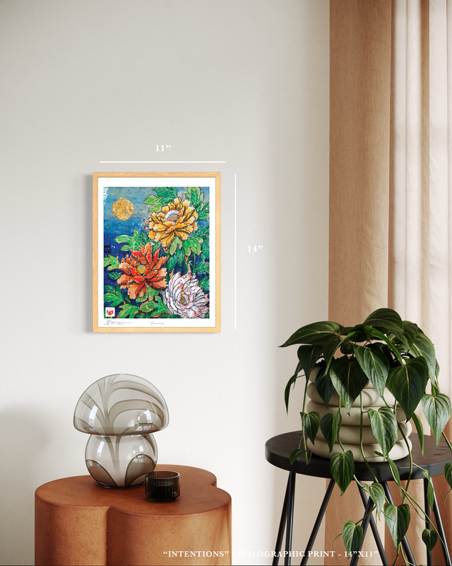 "Intentions" - Holographic Fine Art Print