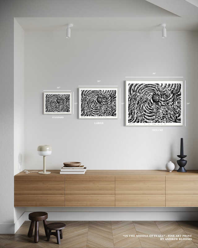 "In The Middle Of It All" - Fine Art Print