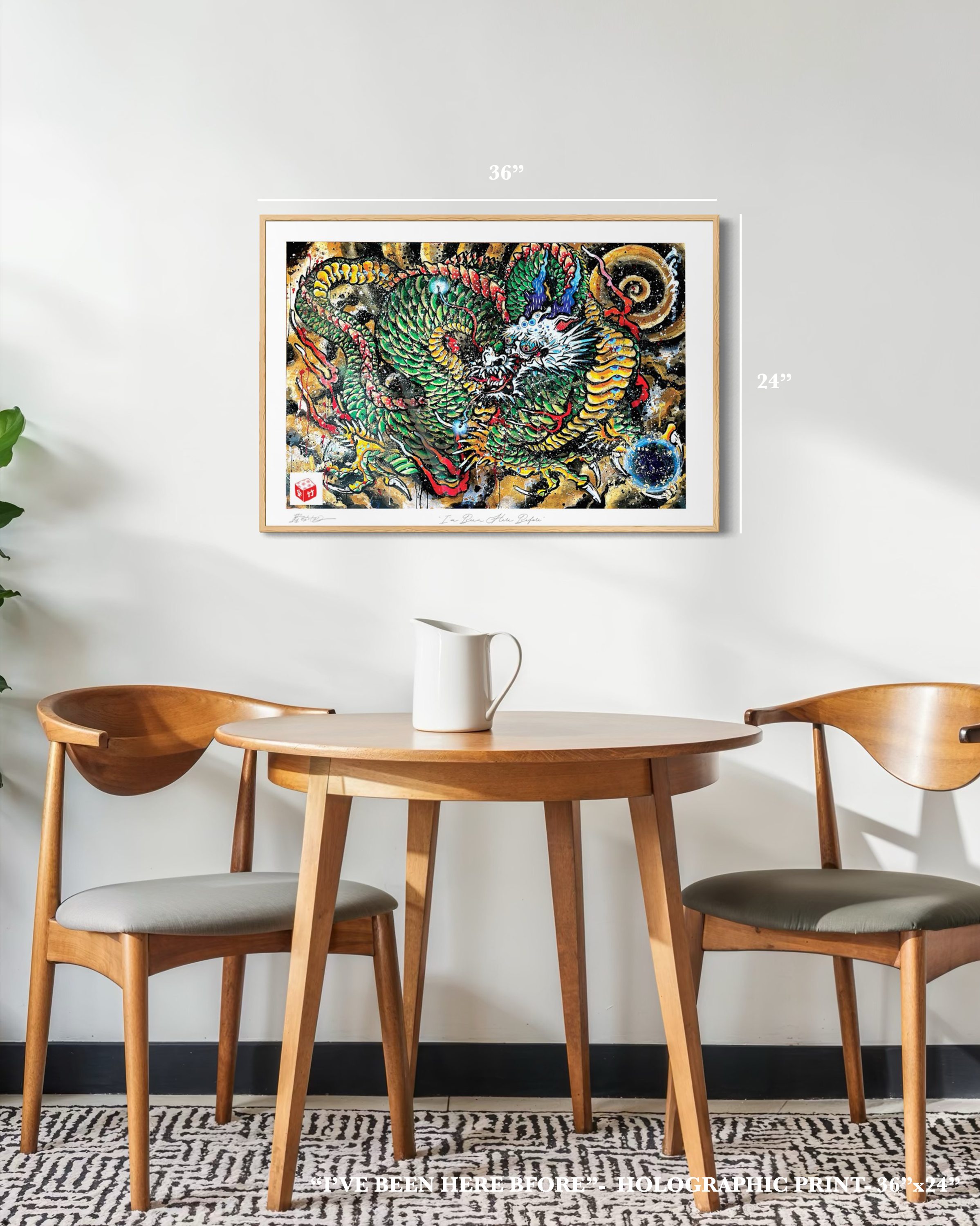 "I've Been Here Before" - Holographic Fine Art Print