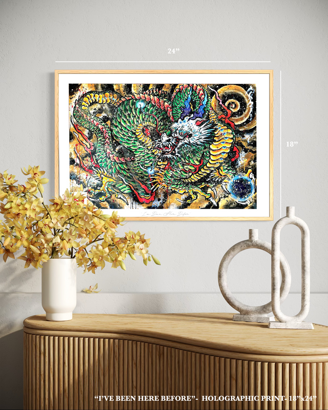 "I've Been Here Before" - Holographic Fine Art Print