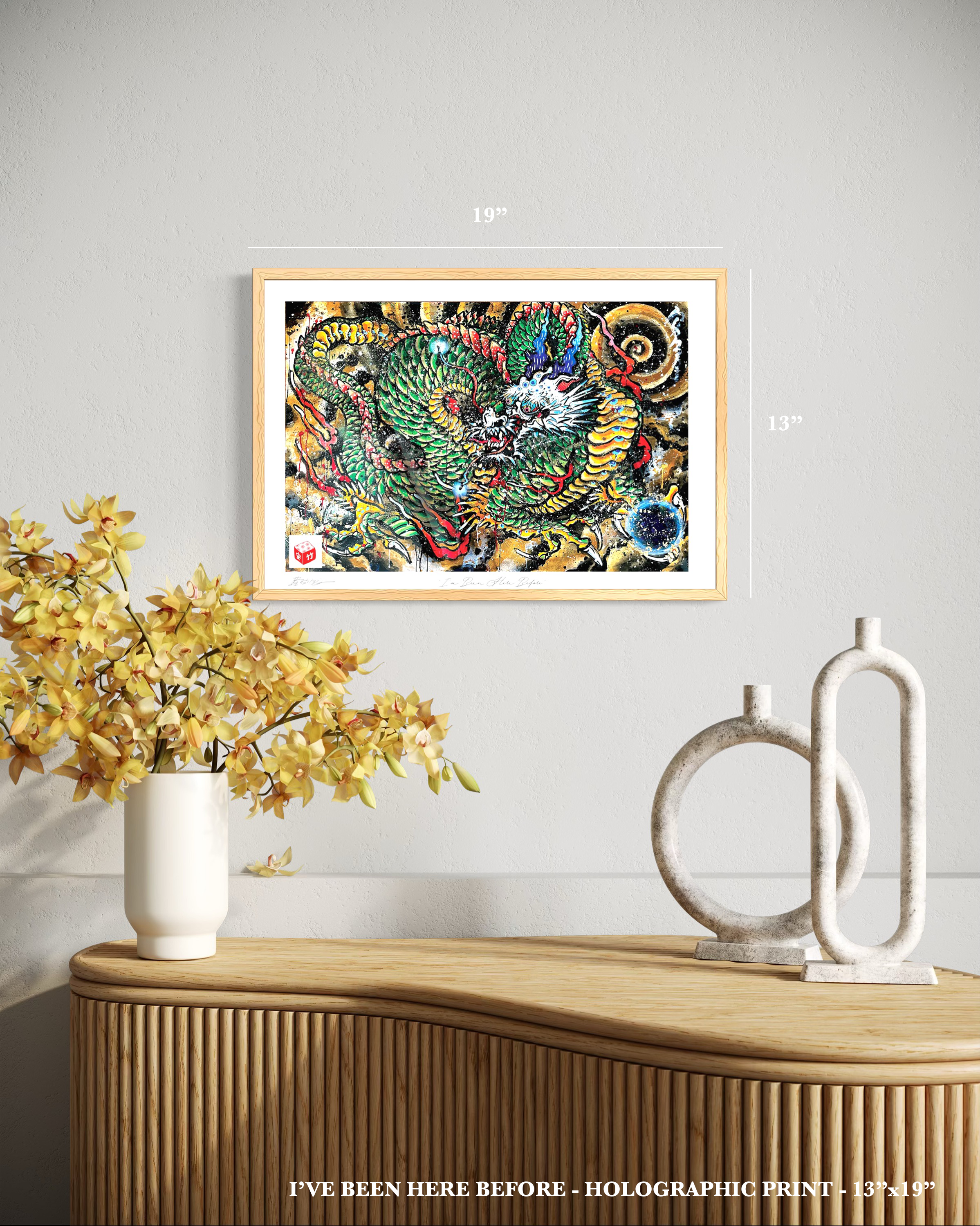 "I've Been Here Before" - Holographic Fine Art Print