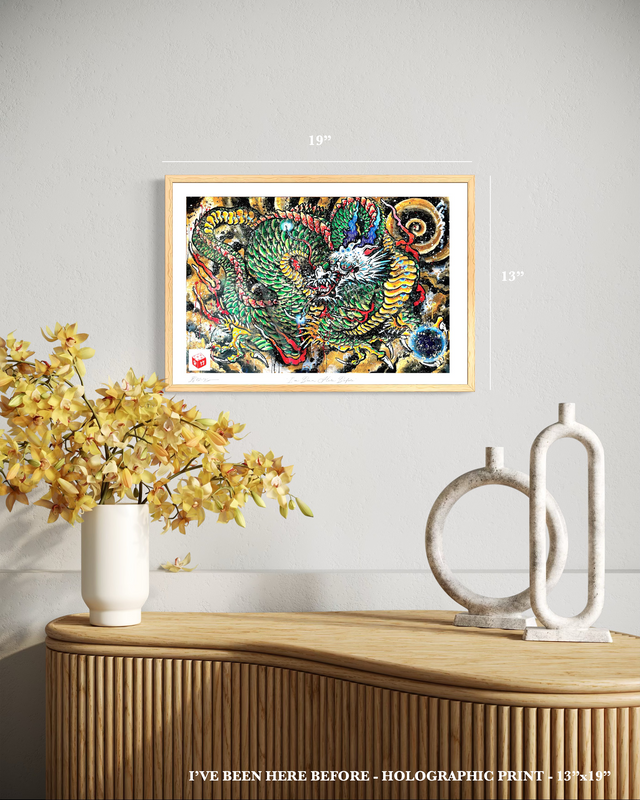 "I've Been Here Before" - Holographic Fine Art Print