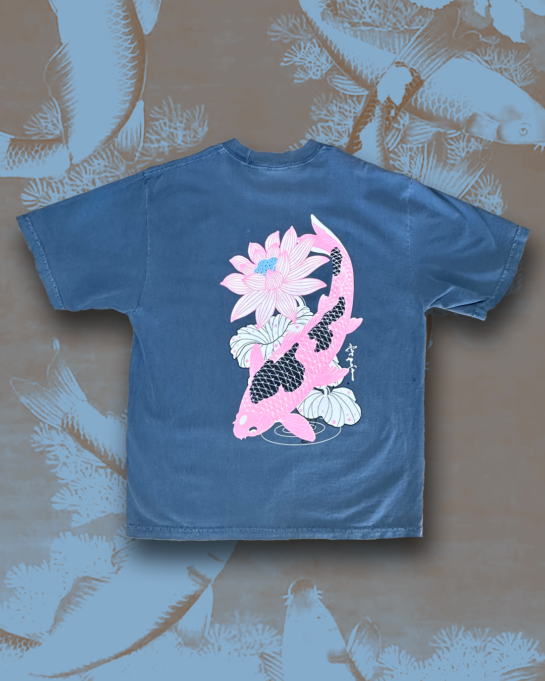 *NEW* Koi World Peace - Screenprint Heavyweight T-Shirt