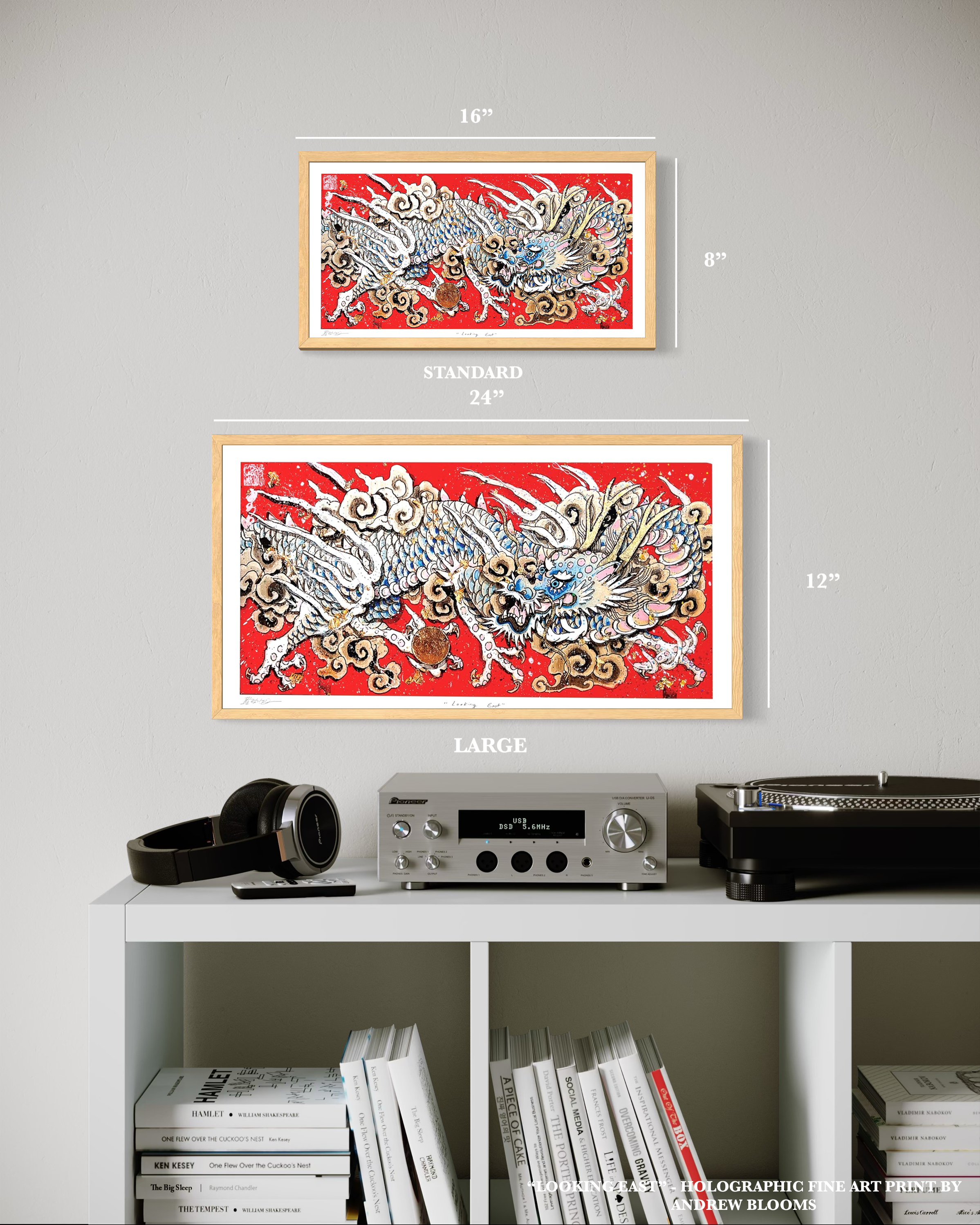 "Looking East" - Holographic Fine Art Print