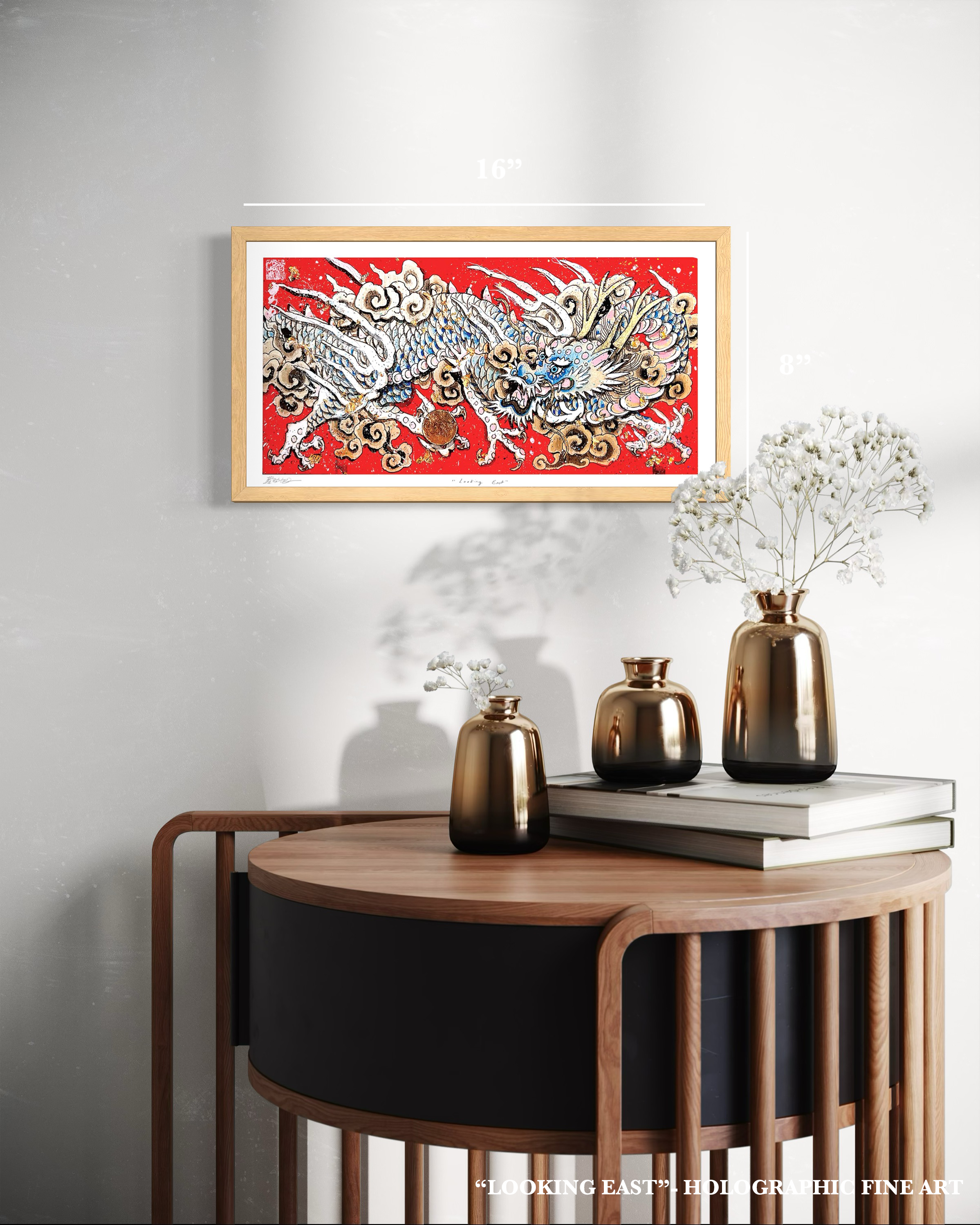 "Looking East" - Holographic Fine Art Print