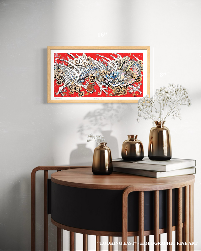 "Looking East" - Holographic Fine Art Print