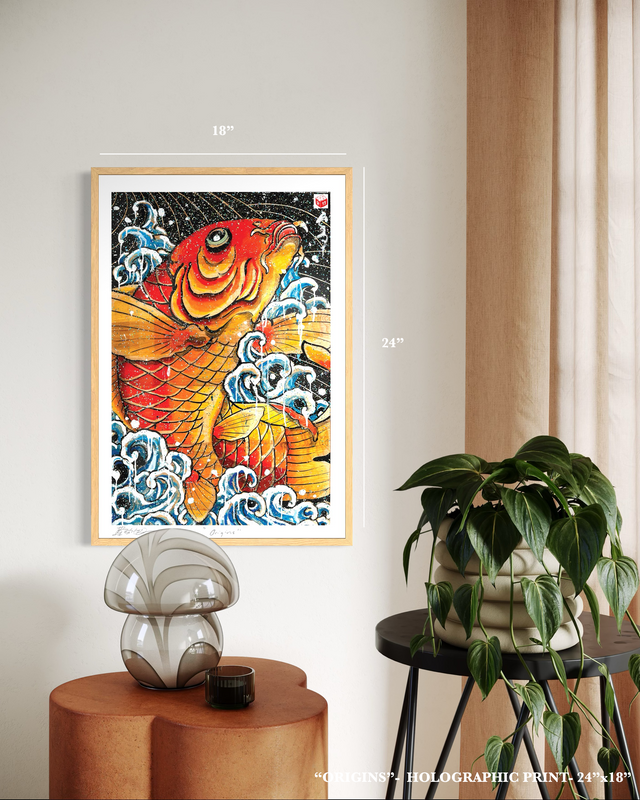 "Origins" - Holographic Fine Art Print