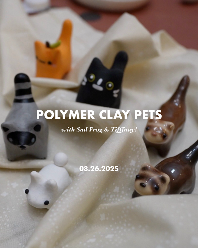 Polymer Clay Pets with Sad Frog and Tifffnay 08/26