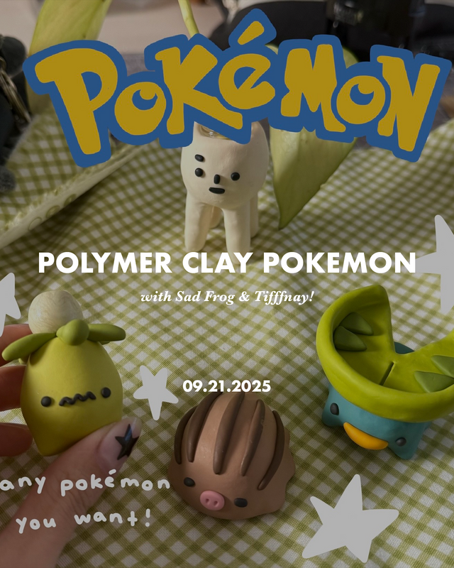 Polymer Clay POKEMON with Sad Frog and Tifffnay! 09/21