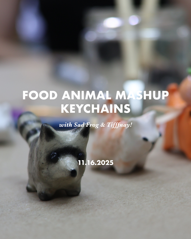 Food Animal Mashup Keychains with Sad Frog and Tifffnay! 11/16