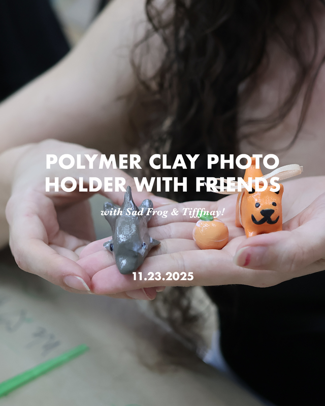 Polymer Clay Photo Holder with FRIENDS! 11/23
