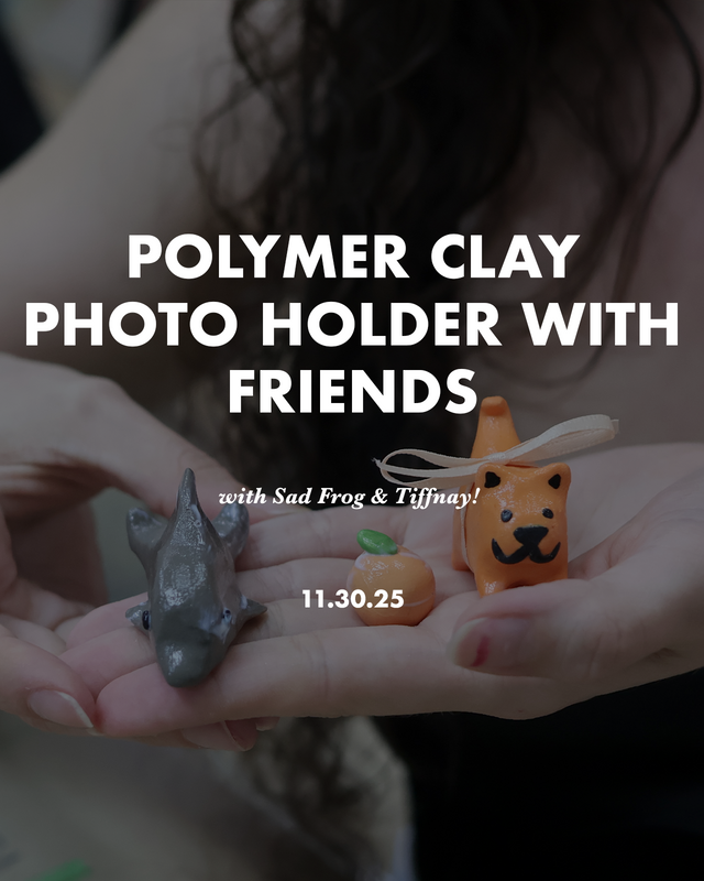 Polymer Clay Photo Holder with FRIENDS! 11/30