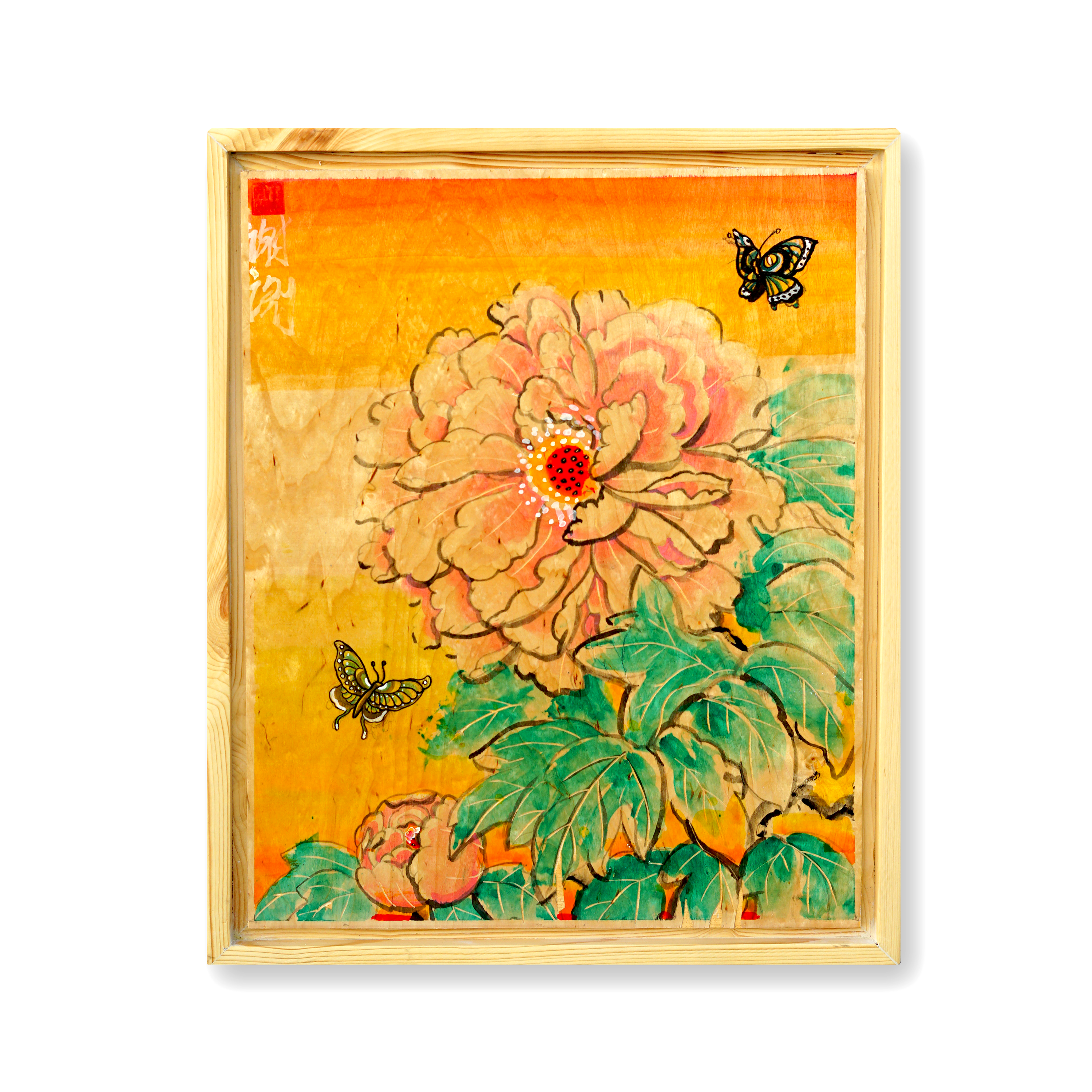 "Peony In Summer" Original Painting