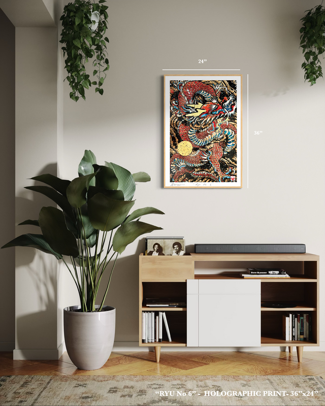 "Ryu No. 6" - Holographic Fine Art Print