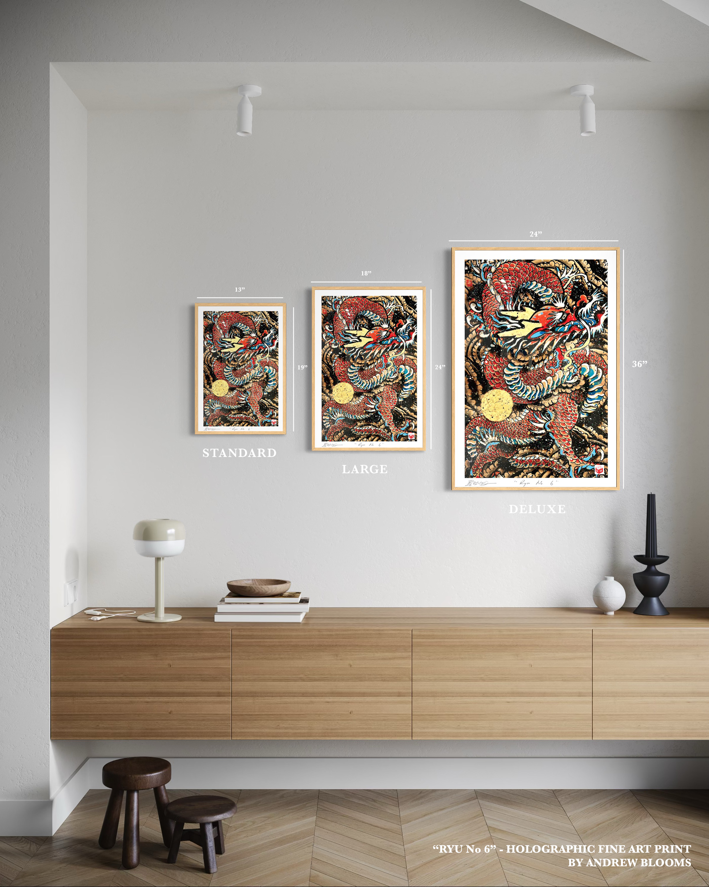 "Ryu No. 6" - Holographic Fine Art Print