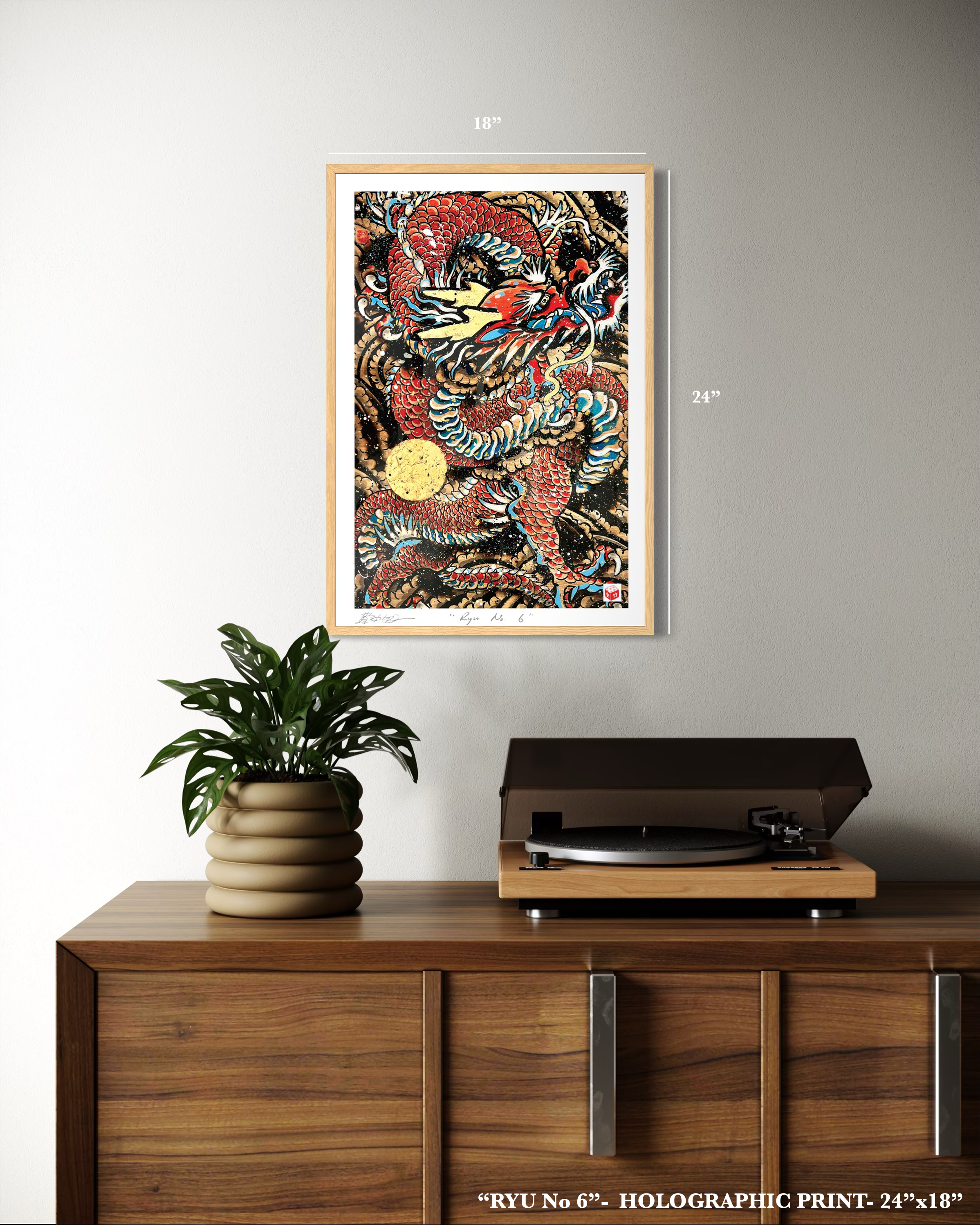 "Ryu No. 6" - Holographic Fine Art Print