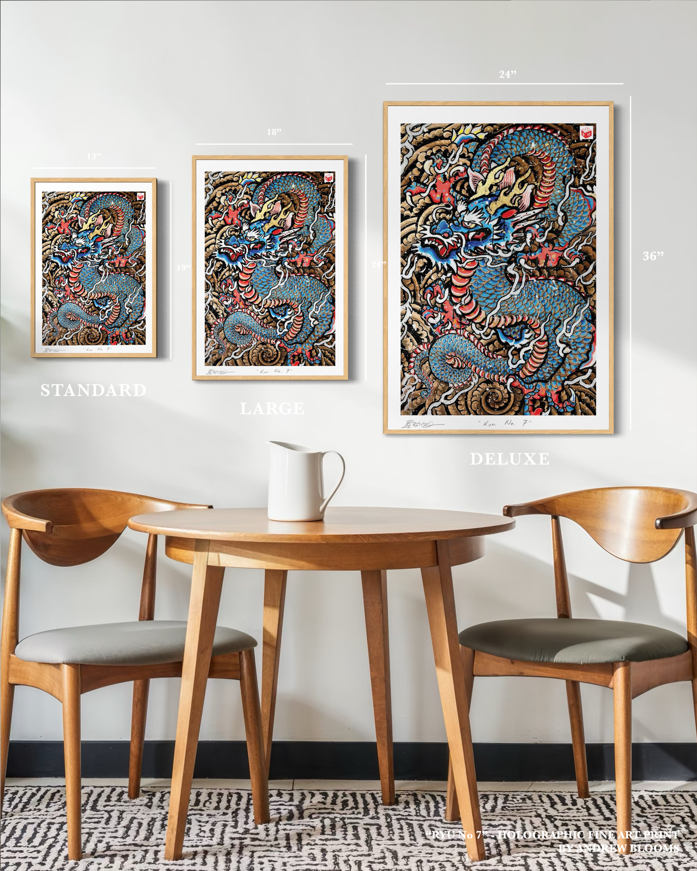 "Ryu No. 7" - Holographic Fine Art Print