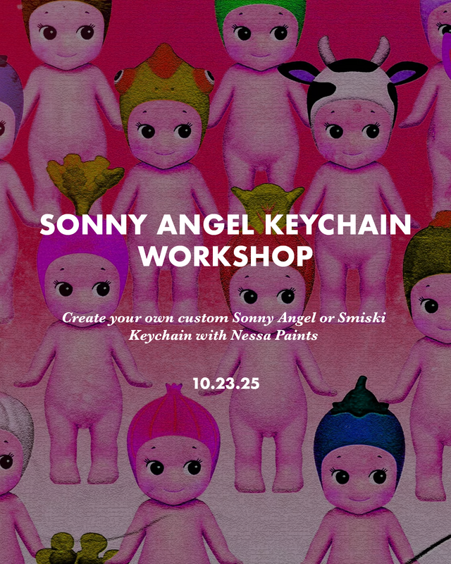Sonny Angel Keychain Workshop with Nessa Paints 10/09