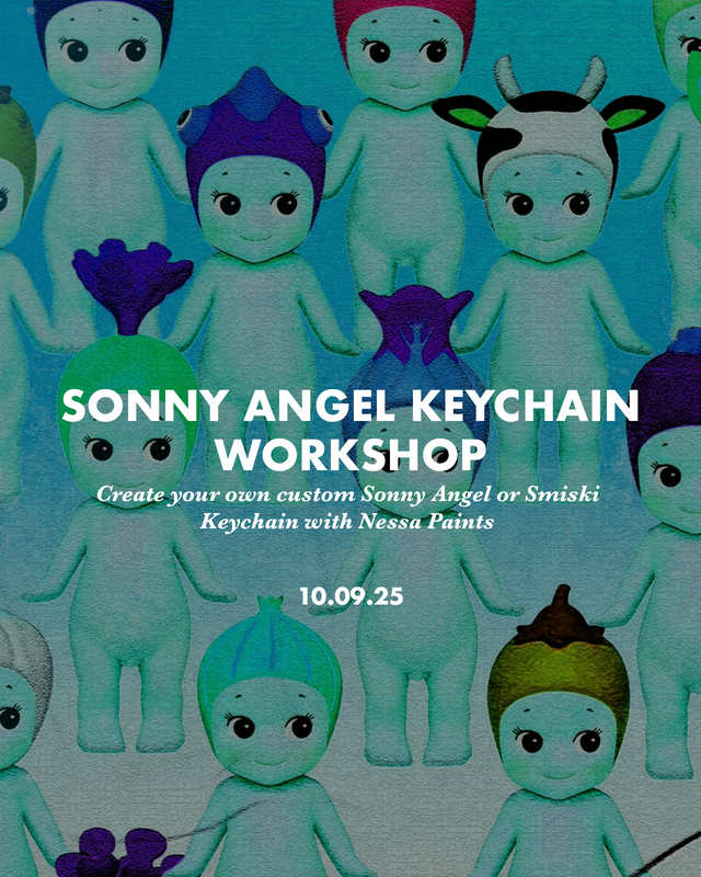 Sonny Angel Keychain Workshop with Nessa Paints 10/09