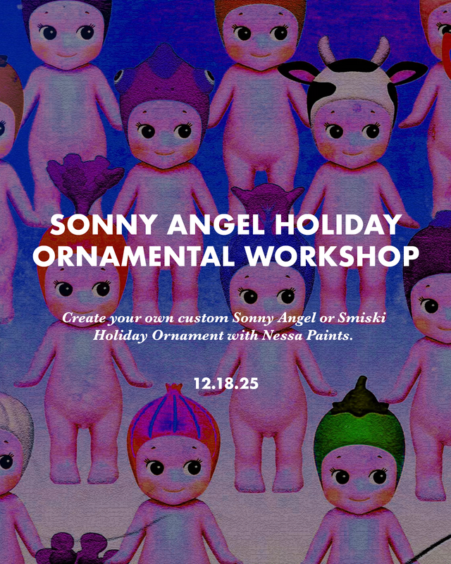 Sonny Angel Holiday Ornament Workshop with Nessa Paints 12/18
