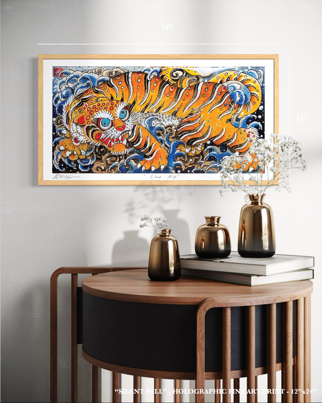 "Silent Hill" - Holographic Fine Art Print