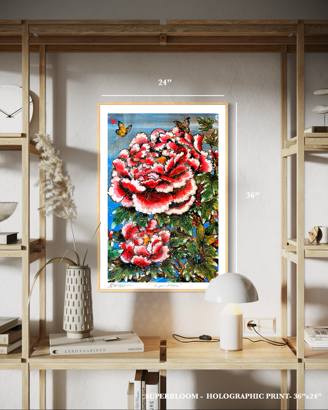 "Superbloom!" - Holographic Fine Art Print
