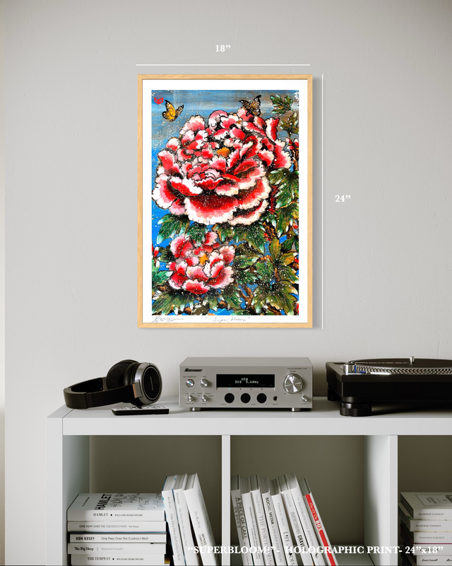 "Superbloom!" - Holographic Fine Art Print