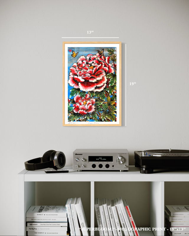 "Superbloom!" - Holographic Fine Art Print