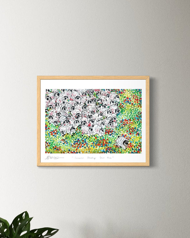 "Someone's Bleeding Down Here" - Fine Art Print