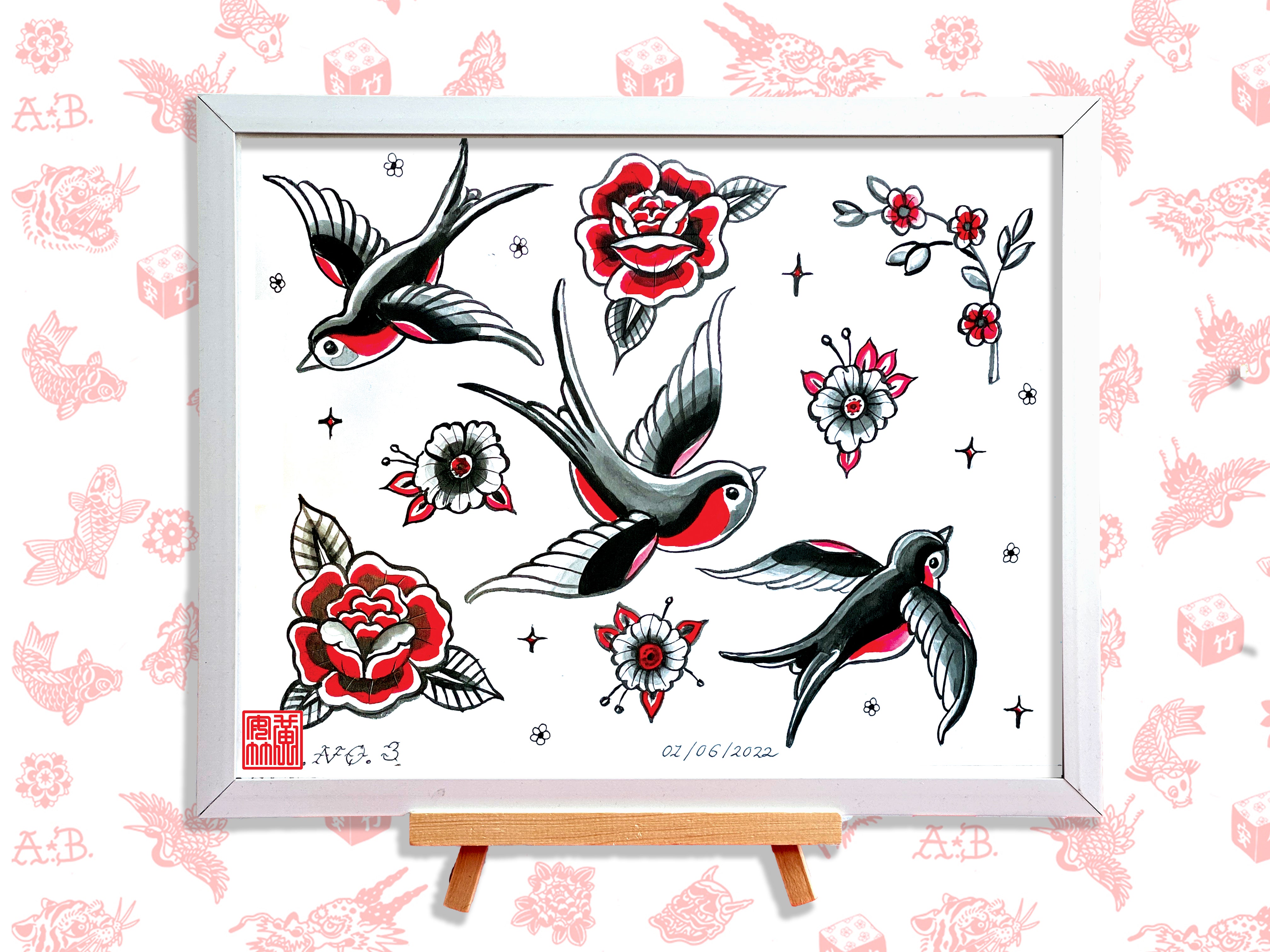 Sparrow Flash Print