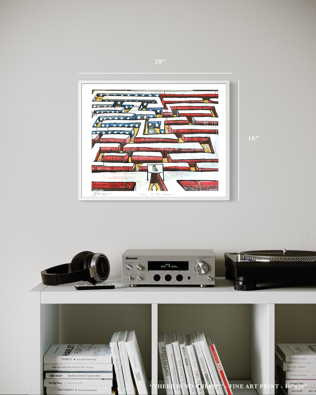 "There Is No Cheese" - Fine Art Print