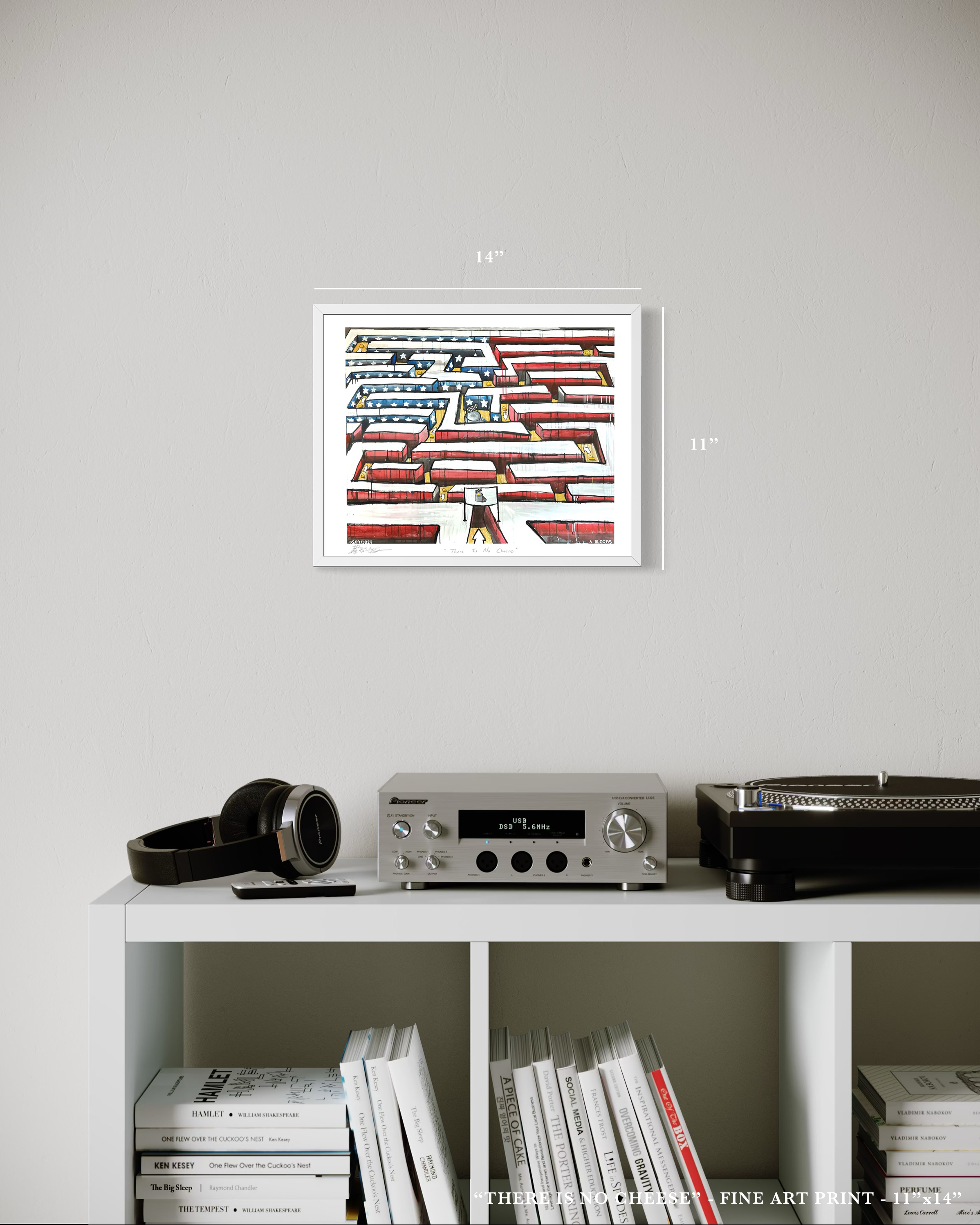 "There Is No Cheese" - Fine Art Print