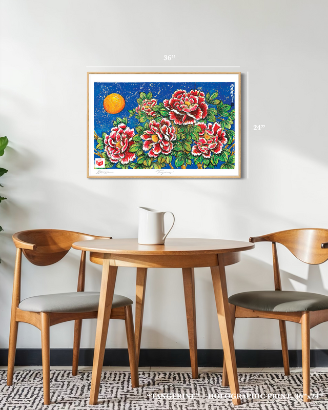 "Tangerine" - Holographic Fine Art Print